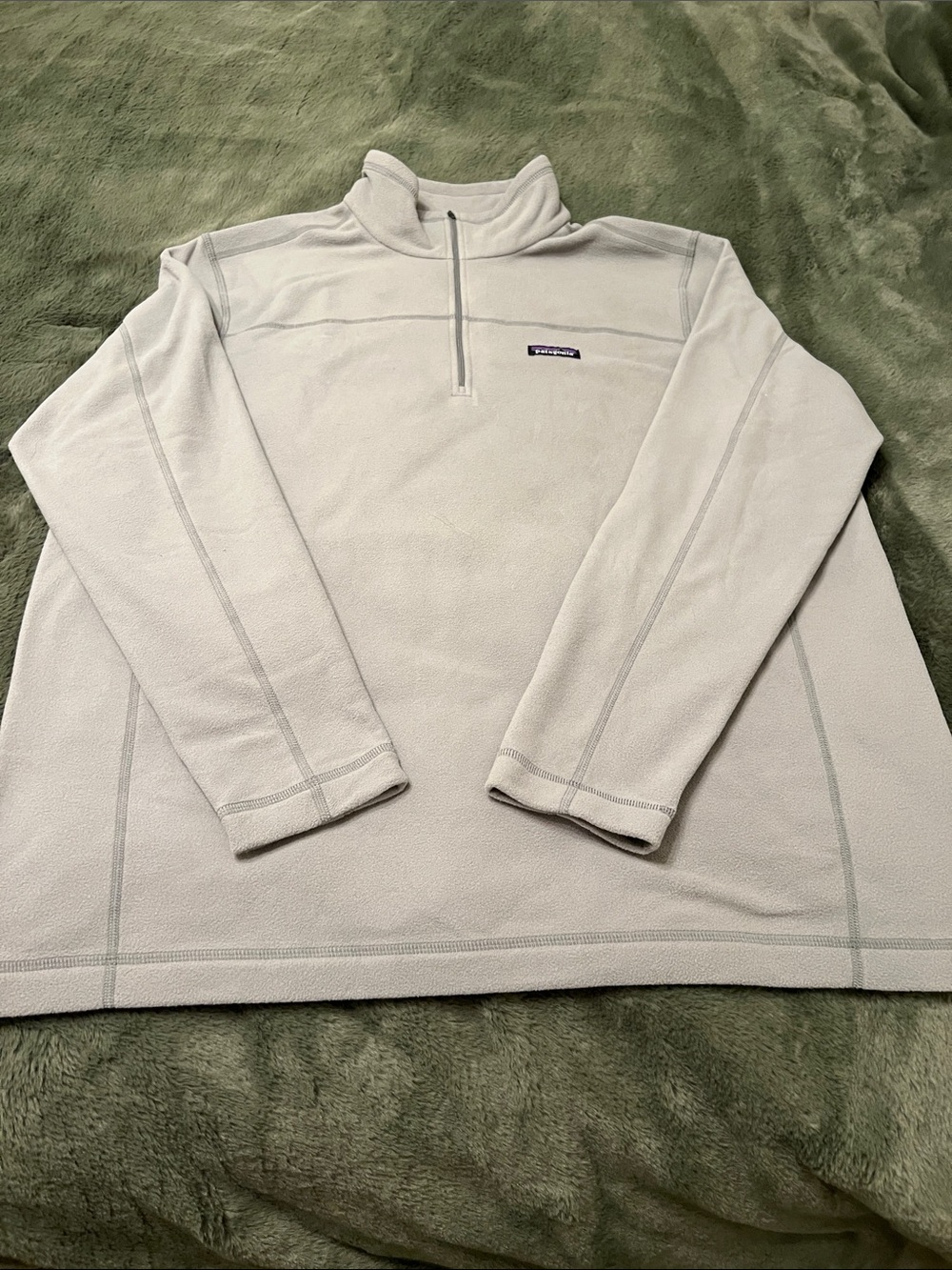New Mens XXL PATAGONIA 1/4 Zip micro fleece pullover NWOT